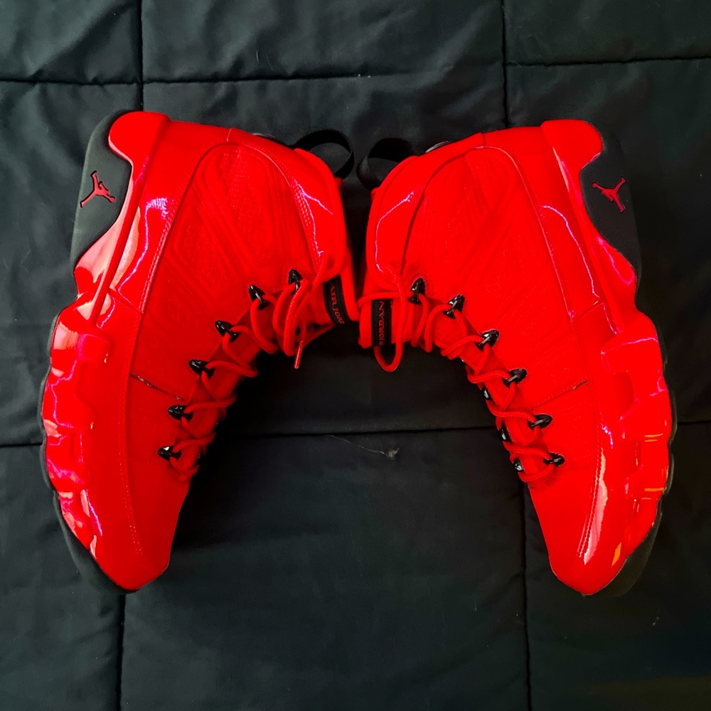 All Red Jordan 9s
